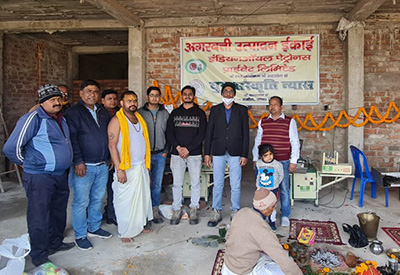 Agarbatti Manufacturing at Yug Sanskriti Nyas at Banka