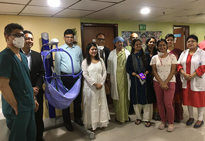 Patient Hoist at Institute of Neuroscience, Kolkata