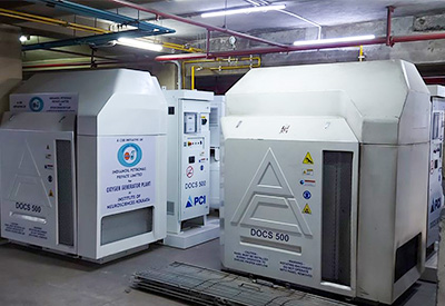 Oxygen Plant at Institute of Neurosciences, Kolkata