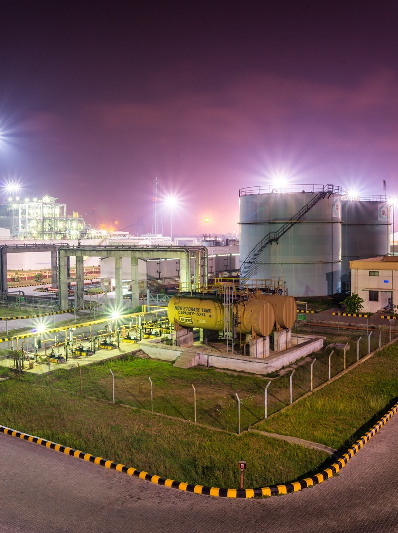 Night View of Ennore Terminal