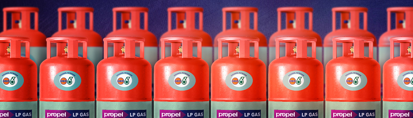Commercial Packed LPG Cylinder